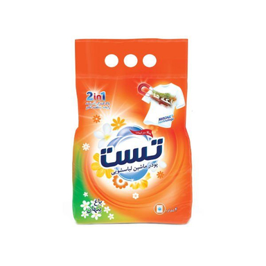 پودر ماشین لباسشویی تست (Test) مدل باغ پنهان حجم 4000 گرم