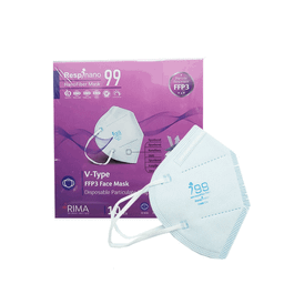 ماسک تنفسی رسپی نانو مدل V-Type N99 رنگ آبی روشن بسته 10 عددی