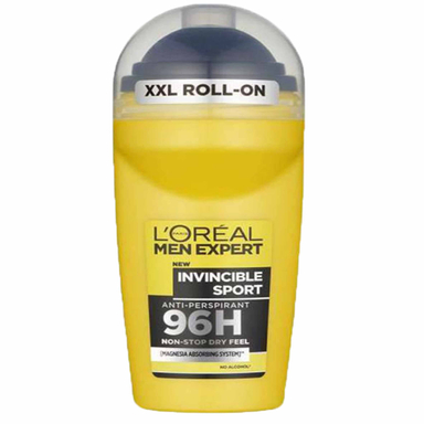 رول ضد تعریق لورآل (Loreal) مدل 96 ساعته Invincible Sport حجم 50 میلی لیتر