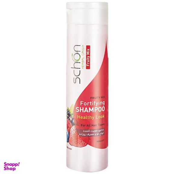 شامپو مو شون مدل میوه‌ای حجم 400 میلی لیتر