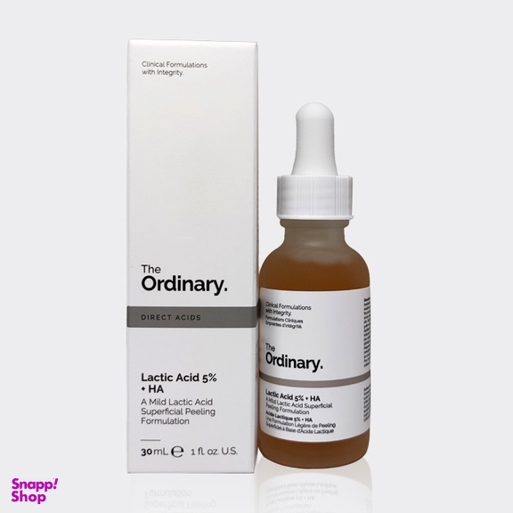 سرم لایه بردار و روشن کننده اوردینری مدل لاکتیک اسید 5٪ حجم 30 میلی لیتر