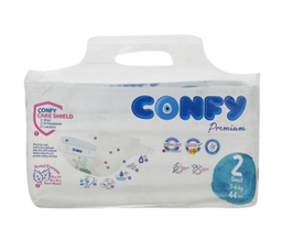 پوشک کانفی (Confy) مدل Premium سایز 2 بسته 44 عددی