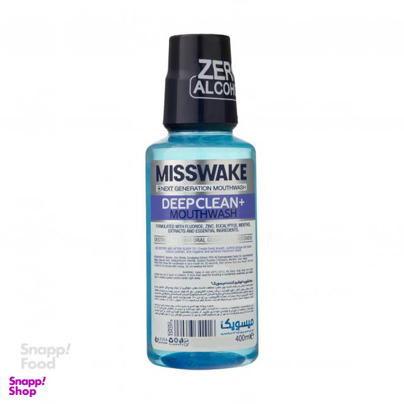 دهان شویه میسویک (Misswake) مدل Fresh Breath حجم 400 میلی لیتر