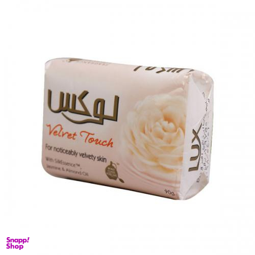 صابون لوکس مدل ولوت عصاره یاس و بادام وزن 90 گرم