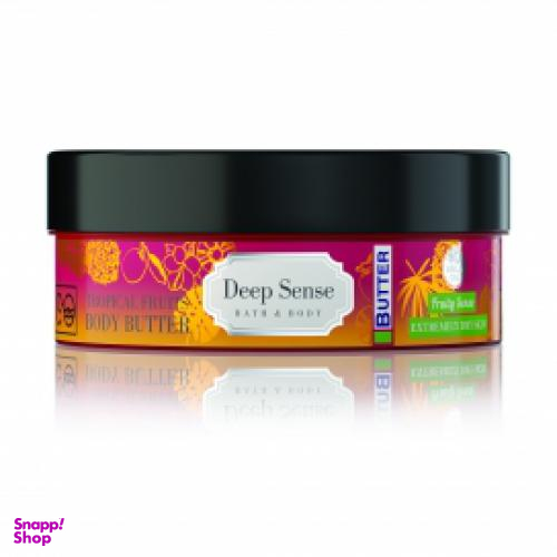 کرم مرطوب کننده بدن دیپ سنس (Deep Sense) حاوی کره میوه ھای استوایی مناسب پوست بسیار خشک حجم 200 میلی لیتر