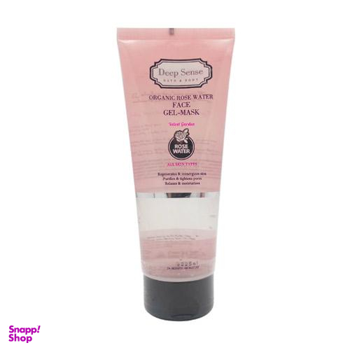 ماسک ژلی دیپ سنس (Deep Sense) مدل مرطوب کننده پوست گلاب حجم 225 میلی لیتر
