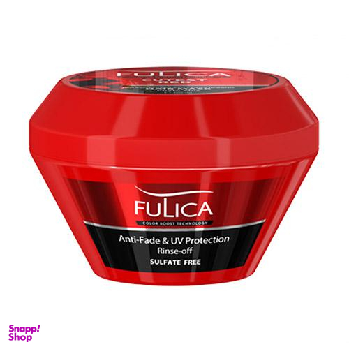 ماسک مو فولیکا (Fulica) مدل تقویت کننده عمیق موهای قرمز حجم 300 میلی لیتر
