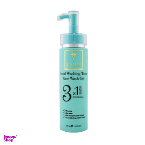 ژل شستشوی صورت ریکاردو (Ricardo) حجم 200 میلی لیتر