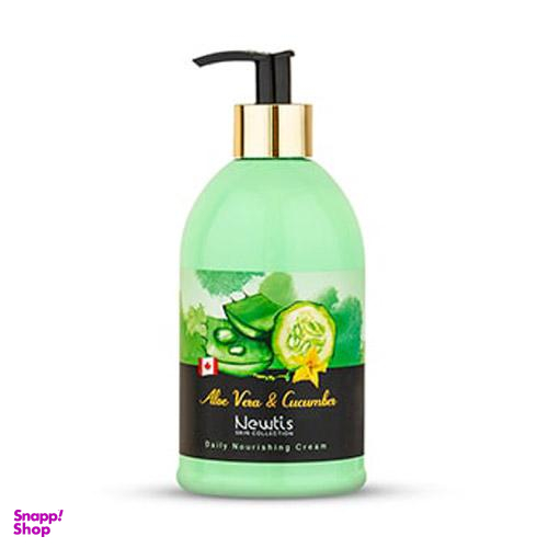 کرم مرطوب کننده نیوتیس (Newtis) مدل Aloevera And Cucumber حجم 500 میلی لیتر