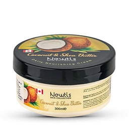 کرم مرطوب کننده کاسه ای نیوتیس (Newtis) مدل Coconut And Shea Butter حجم 300 میلی لیتر
