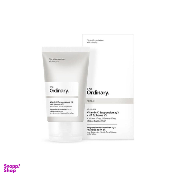 کرم سوسپانسیون 23 درصد اوردینری (Ordinary) حاوی ویتامین سی حجم 30 میلی لیتر