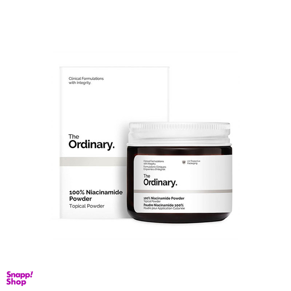 پودر اوردینری خالص ضد جوش (The Ordinary) مدل 100% Niacinamide وزن 20 گرم