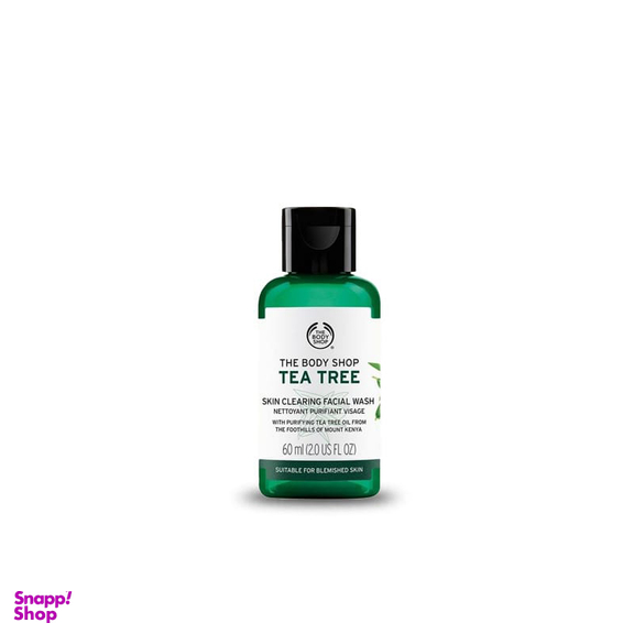 ژل شستشوی صورت بادی شاپ (Body Shop) مدل Tea Tree حجم 60 میلی لیتر