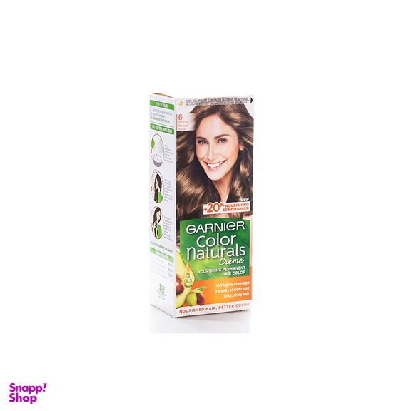 کیت رنگ موی گارنیه (Garnier) رنگ طبیعی شماره 6