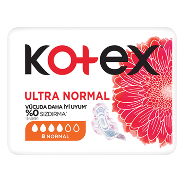 نوار بهداشتی کوتکس مدل Ultra Normal بسته 8 عددی