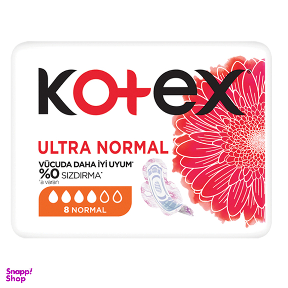 نوار بهداشتی کوتکس مدل Ultra Normal بسته 8 عددی
