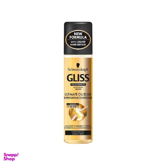 اسپری دو فاز مو گلیس (Gliss) مدل Ultimate Oil Elixir حجم 200 میلی لیتر