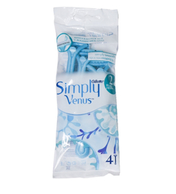 خودتراش ژیلت (Gillette) مدل Simply Venus بسته 4 عددی