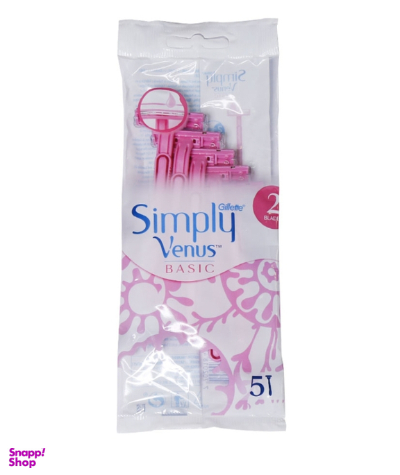 خودتراش ژیلت (Gillette) مدل Simply Venus بسته 5 عددی