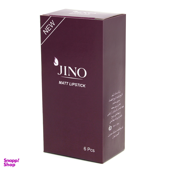 رژ لب مدادی ژینو (Jino) مدل JIS2 مجموعه 6 عددی