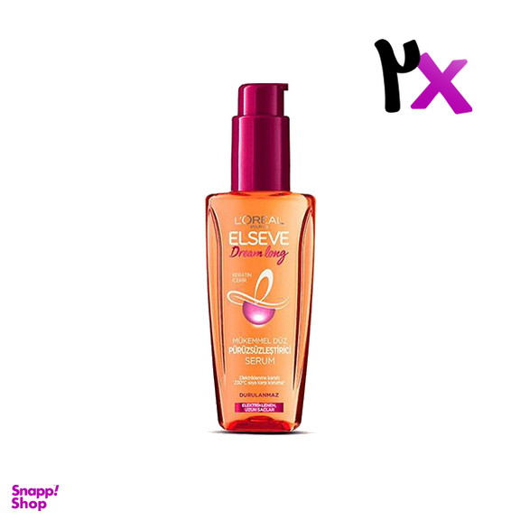 سرم مو لورآل (Loreal) مدل Dream Long مناسب موهای آسیب دیده و ضعیف حجم 100 میلی لیتر به همراه یک عدد رایگان