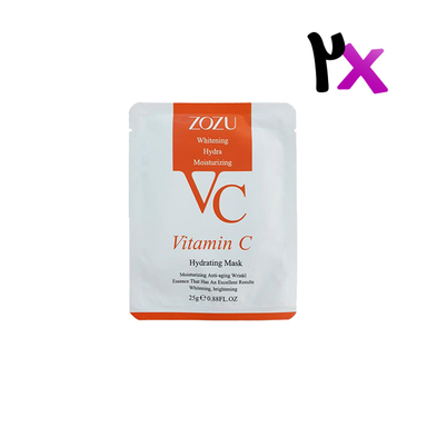 ماسک صورت زوزو (Zozu) مدل VC حجم 25 میلی لیتر به همراه یک عدد رایگان