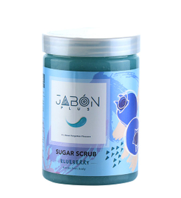 اسکراب شکر ژبن پلاس (Jabon Plus) رایحه بلوبری وزن 900 گرم