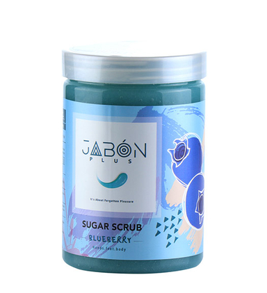 اسکراب شکر ژبن پلاس (Jabon Plus) رایحه بلوبری وزن 900 گرم