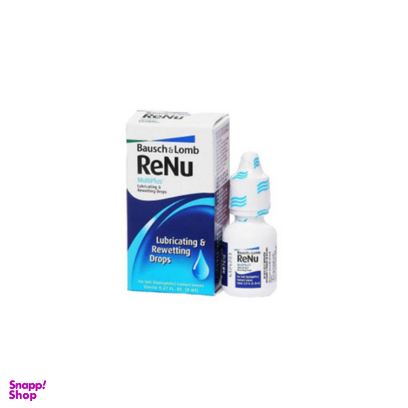 قطره مرطوب کننده لنز رنیو مدل Multiplus حجم 8 میلی لیتر