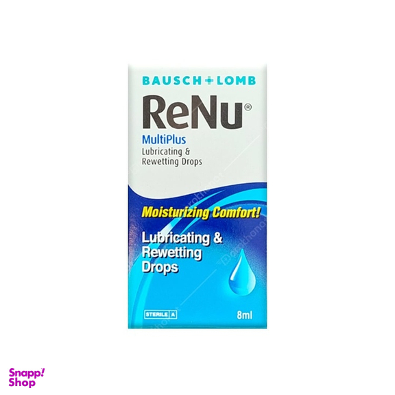 قطره مرطوب کننده لنز رنیو مدل Multiplus حجم 8 میلی لیتر