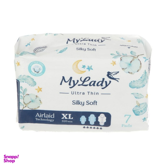 نوار بهداشتی مای لیدی مدل Silky Soft سایز خیلی بزرگ بسته 7 عددی