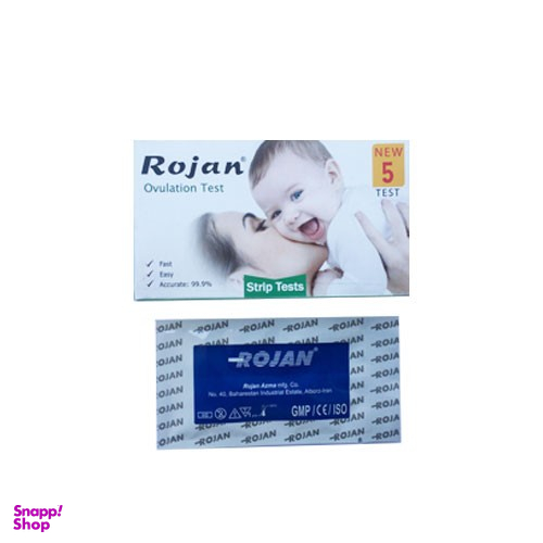 تست تخمک گذاری روژان (Rojan) بسته 5 عددی