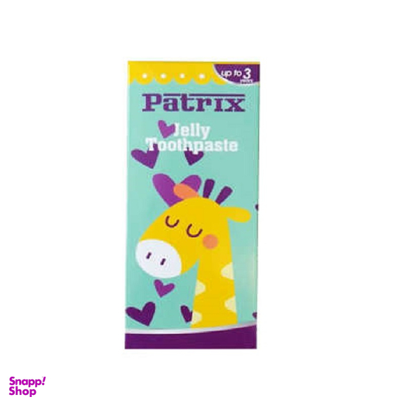 خمیر دندان کودک ژله ای پاتریکس (Patrix) رنگ زرد وزن 45 گرم