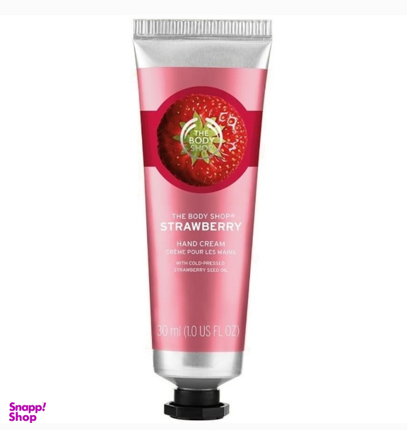 کرم مرطوب کننده بادی شاپ مدل Strawberry حجم 30 میلی لیتر