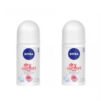 رول ضد تعریق زنانه نیوآ (Nivea) مدل Dry Comfort حجم 50 میلی‌لیتر مجموعه دو عددی