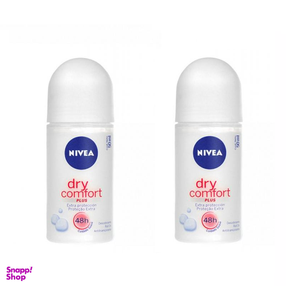 رول ضد تعریق زنانه نیوآ (Nivea) مدل Dry Comfort حجم 50 میلی‌لیتر مجموعه دو عددی