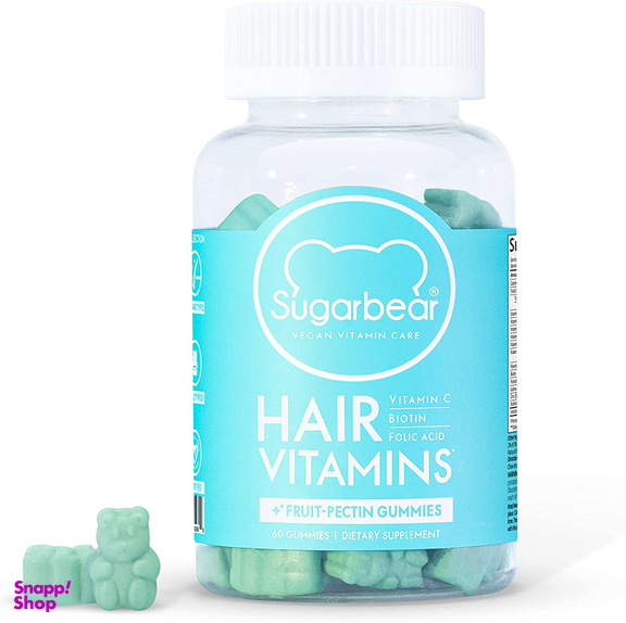پاستیل تقویت مو شوگر بیر مدل Sugar Bear Hair Vitamins
