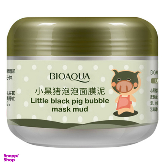 ماسک صورت بایوآکوا (BioAqua) مدل حبابی حجم 100 میلی لیتر