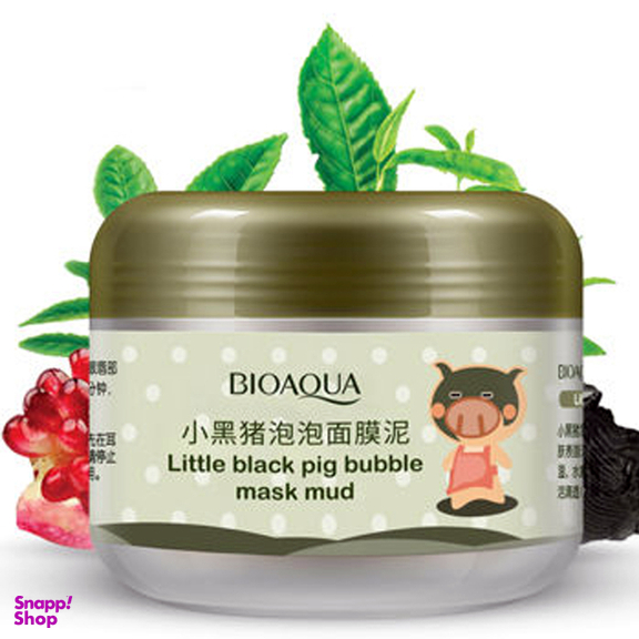 ماسک صورت بایوآکوا (BioAqua) مدل حبابی حجم 100 میلی لیتر