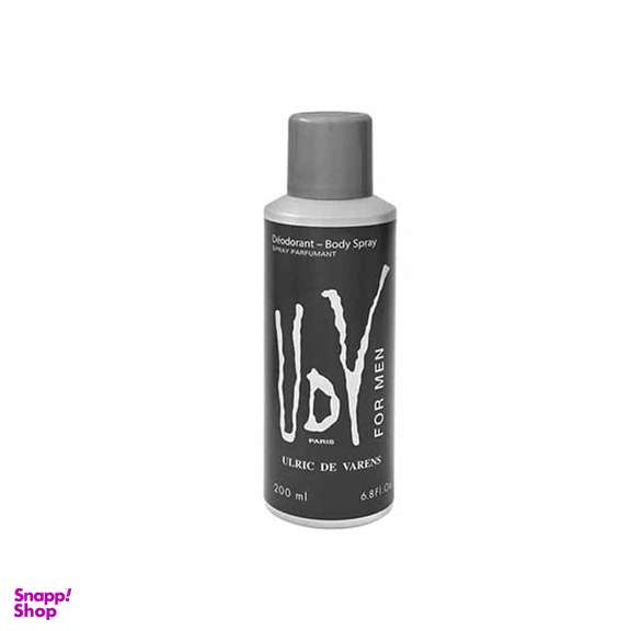 اسپری دیودورانت مردانه یو دی وی (UDV) مدل For Men حجم 200 میلی لیتر