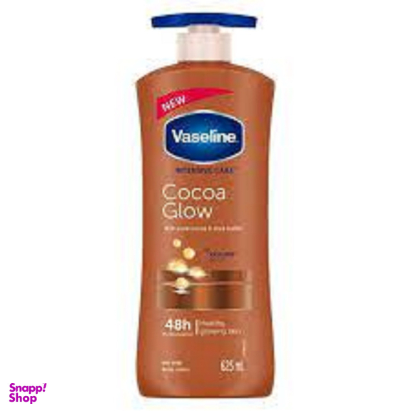لوسیون بدن وازلین مدل Cocoa Glow حجم 625 میلی لیتر