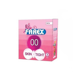 کاندوم فارکس (Farex) مدل Skin Tight 00 حجم 3 عددی