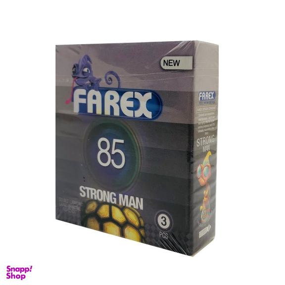 کاندوم فارکس (Farex) مدل Strong Man 85 بسته 3 عددی