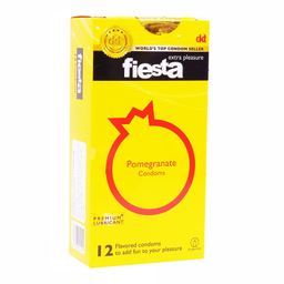 کاندوم فیستا (Fiesta) مدل Pomegranate بسته 12 عددی