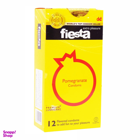 کاندوم فیستا (Fiesta) مدل Pomegranate بسته 12 عددی