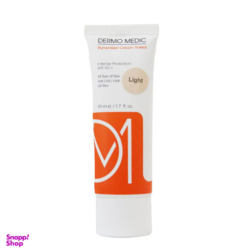 کرم ضد آفتاب بدون رنگ درمومدیک (Dermo Medic) Spf50حجم 50 میلی لیتر