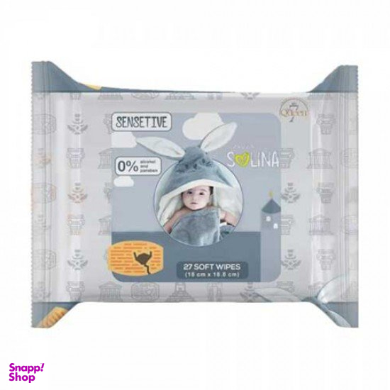 دستمال مرطوب کودک مدل Sensitive سون کویین (7Queen)