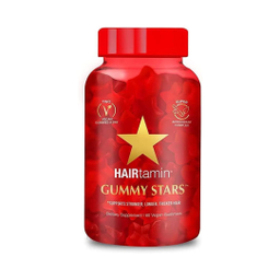 پاستیل تقویت کننده مو هیرتامین مدل Gummy Stars بسته 60 عددی