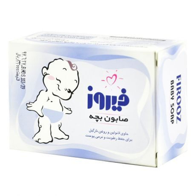 صابون بچه فیروز مدل روغن نارگیل وزن 100 گرم
