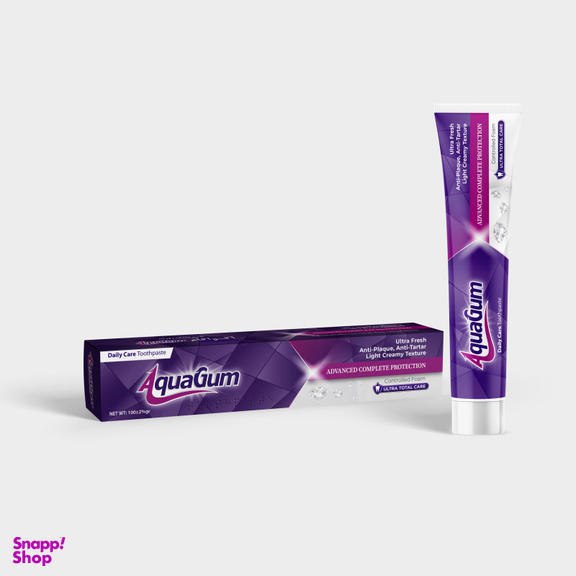 خمیر دندان آکواگام (AquaGum) مدل روزانه حجم 100 میلی لیتر